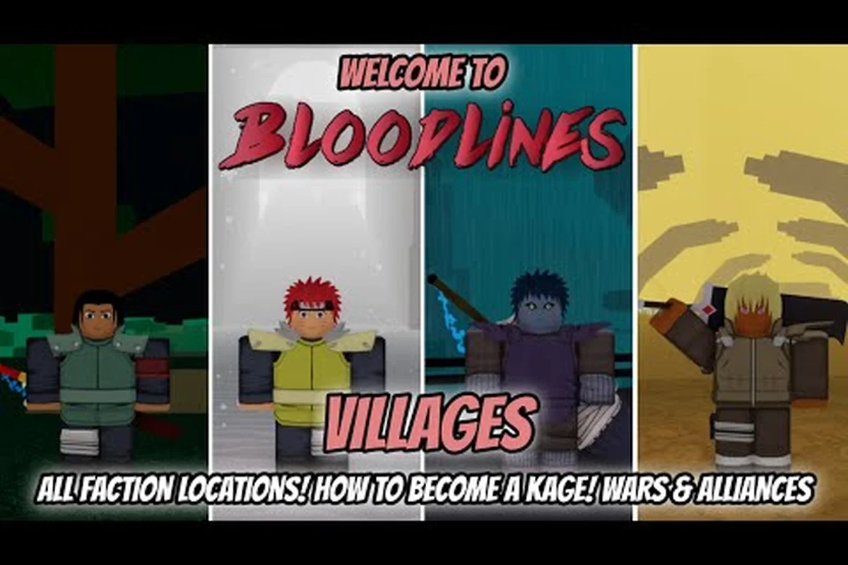 Bloodlines Roblox Villages: Every Faction & Starter Pick